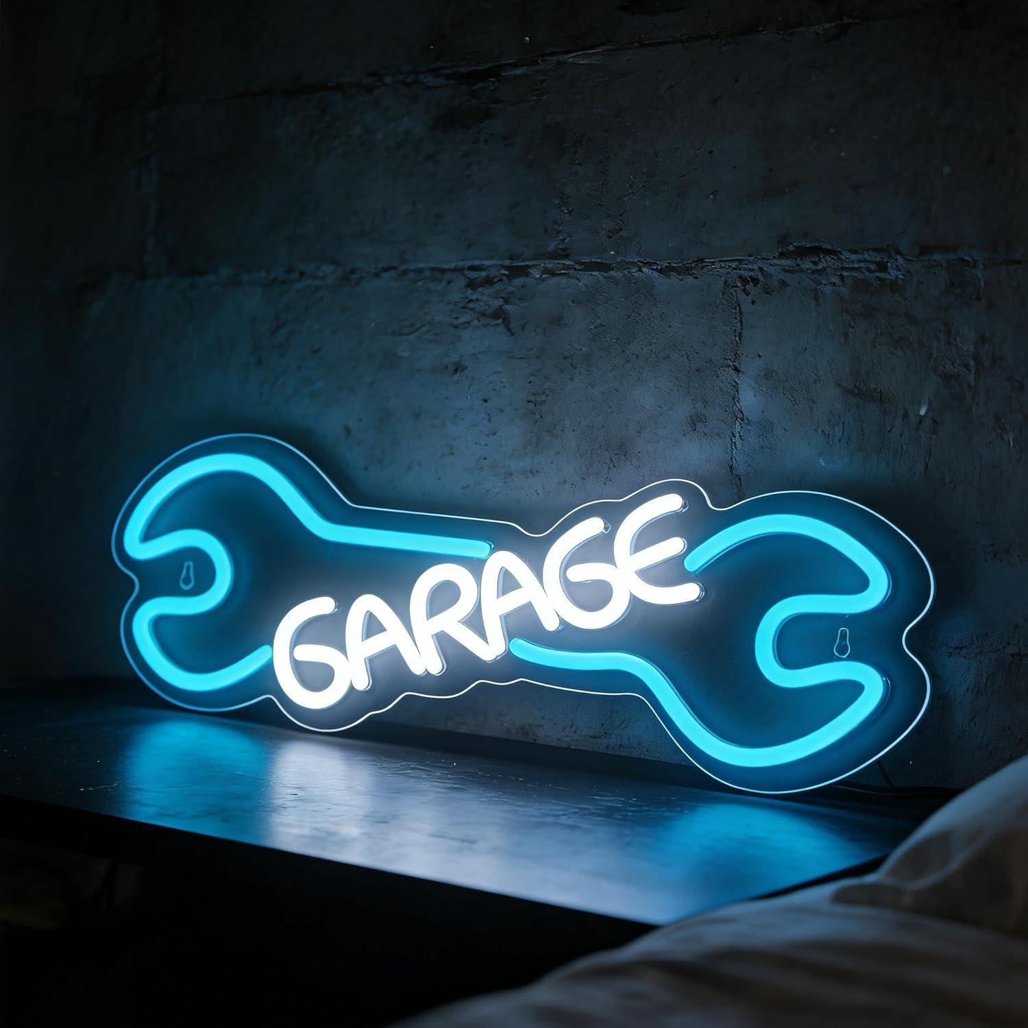 Auto Repair Shop Signs - Enseigne néon LED USB à intensité