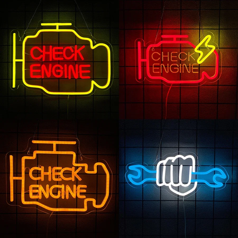 Auto Repair Shop Names - Enseigne au néon de la série
