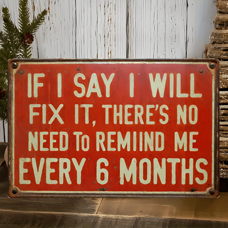 Auto Repair Shop Signs - Panneau en aluminium amusant pour garage