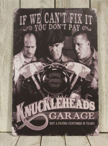 Panneau en métal Knuckleheads  - Auto Repair Shop Signs avis et prix