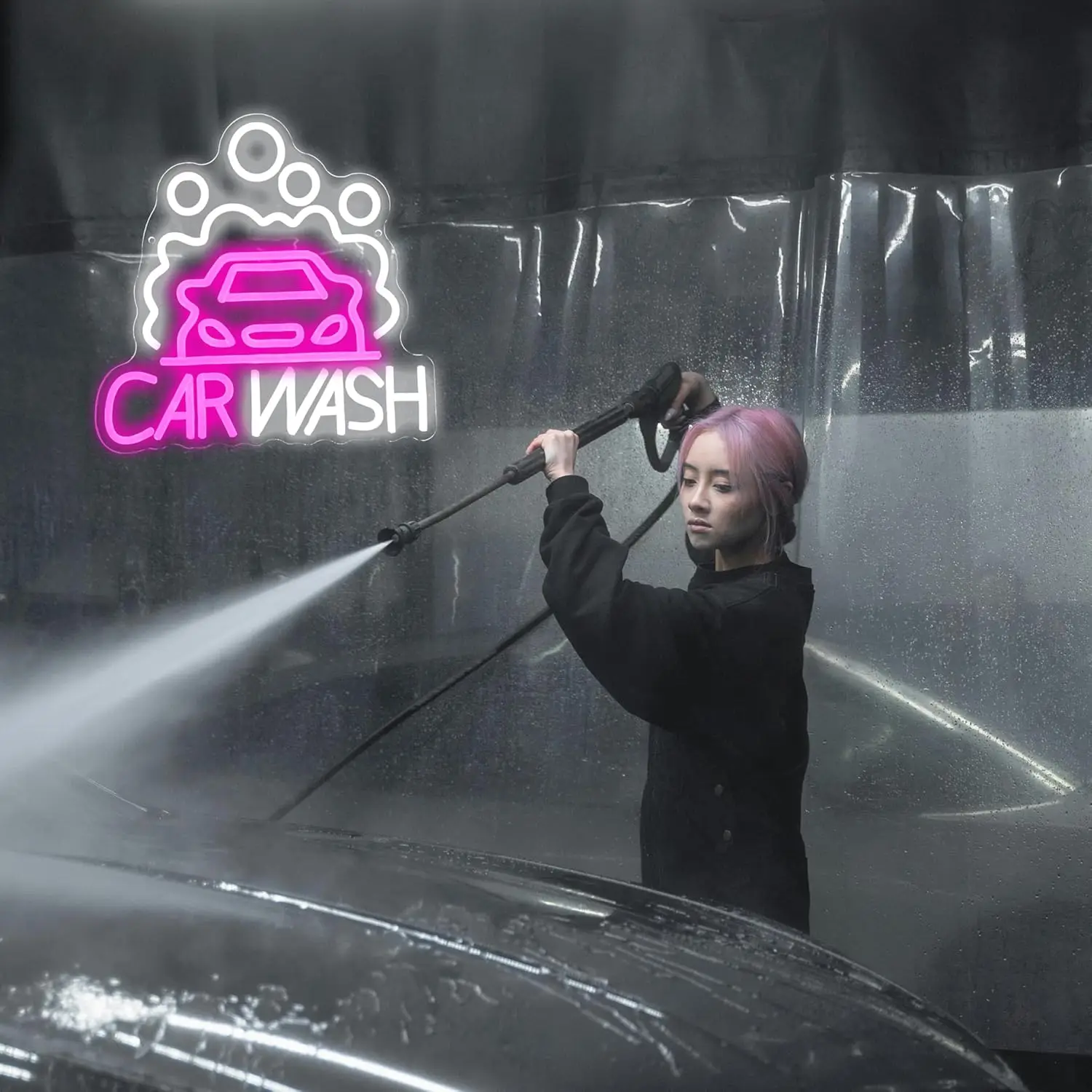 Enseigne néon LED pour lavage  - Auto Repair Shop Signs avis et prix