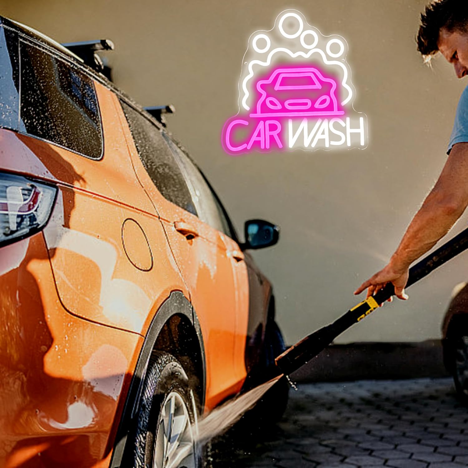 Enseigne néon LED pour lavage  - Auto Repair Shop Signs avis et prix