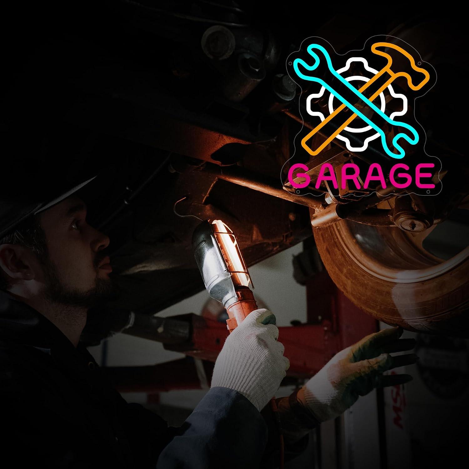 Enseigne néon LED pour garage, - Auto Repair Shop Signs avis et prix