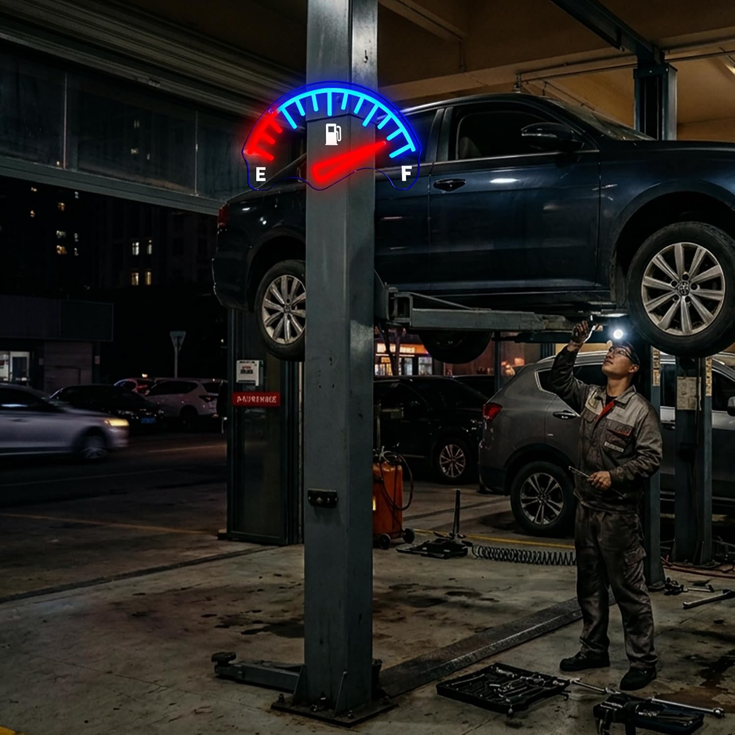 Jauge de carburant de voiture, - Auto Repair Shop Signs avis et prix