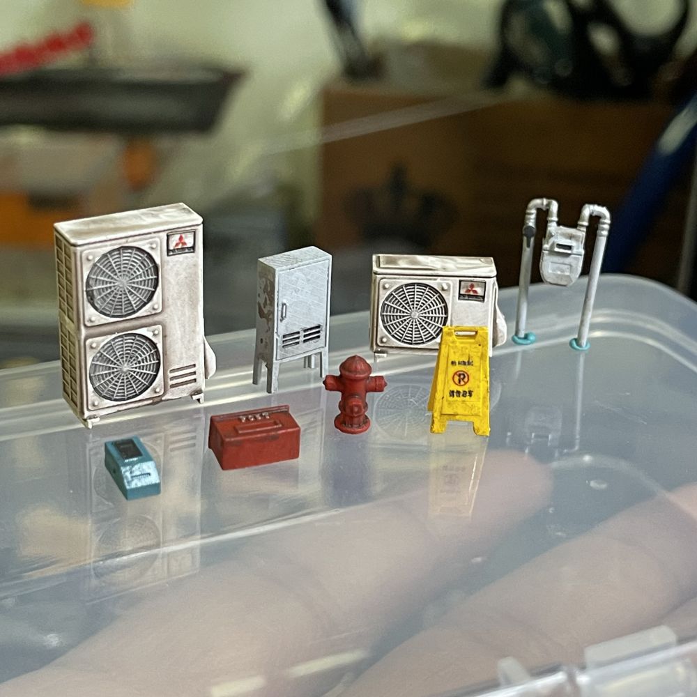 Diorama 1:64 climatiseur modèl - Auto Repair Shop Japan avis et prix