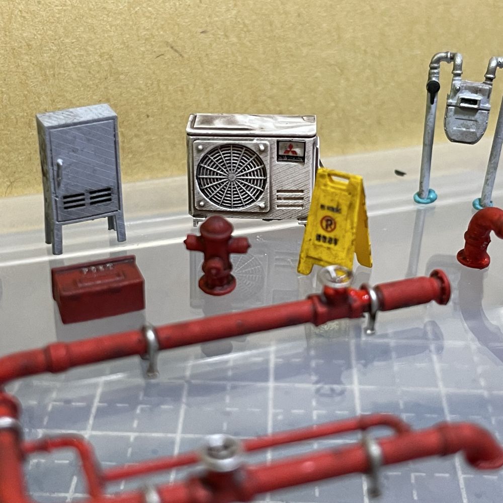 Diorama 1:64 climatiseur modèl - Auto Repair Shop Japan avis et prix