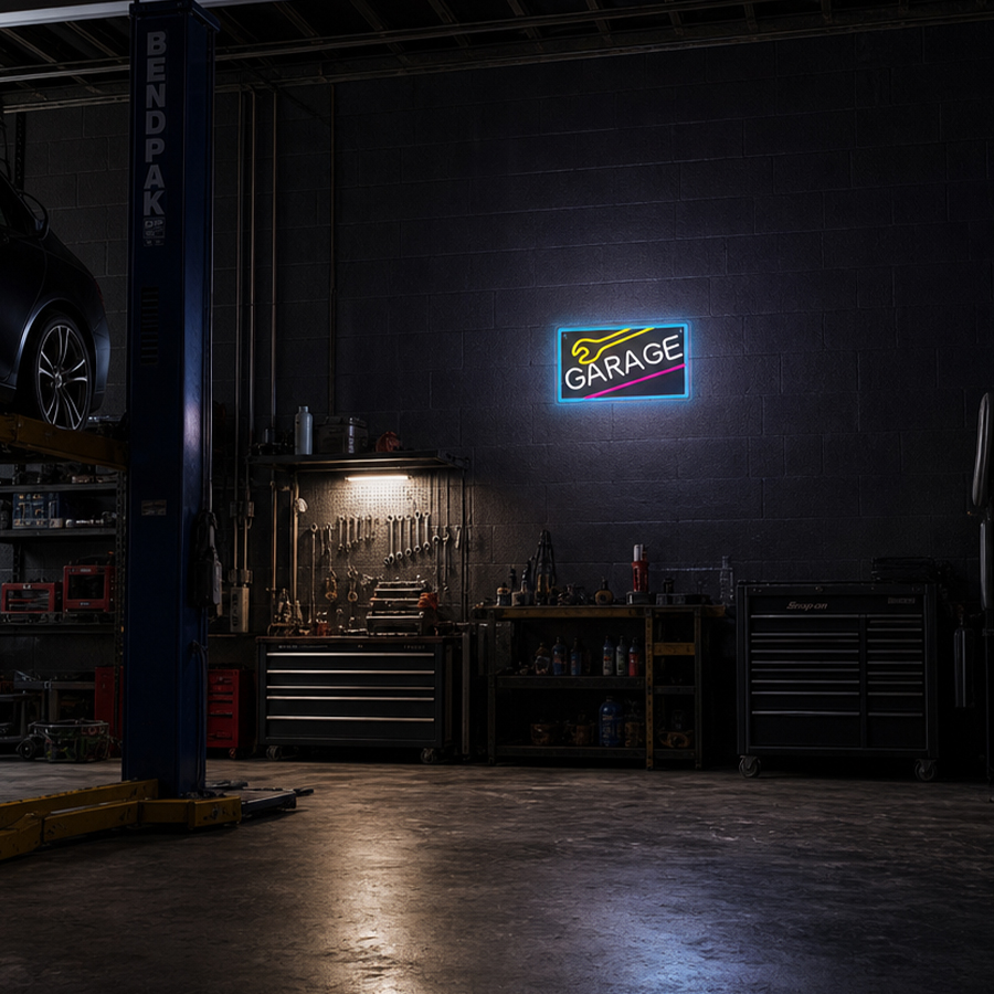 Enseigne néon de garage pour d - Auto Repair Shop Signs avis et prix
