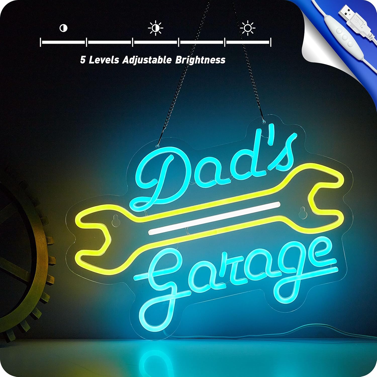 Enseigne néon LED pour garage, - Auto Repair Shop Signs avis et prix